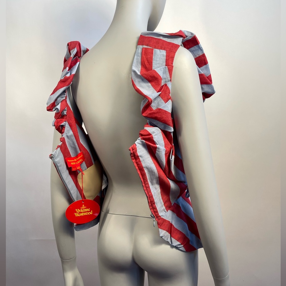 Vivienne Westwood Red Label FW15 Striped Soft Corset IT40 NWT